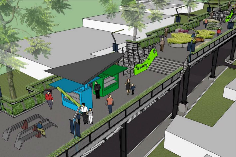 Desain Skywalk Cihampelas bandung