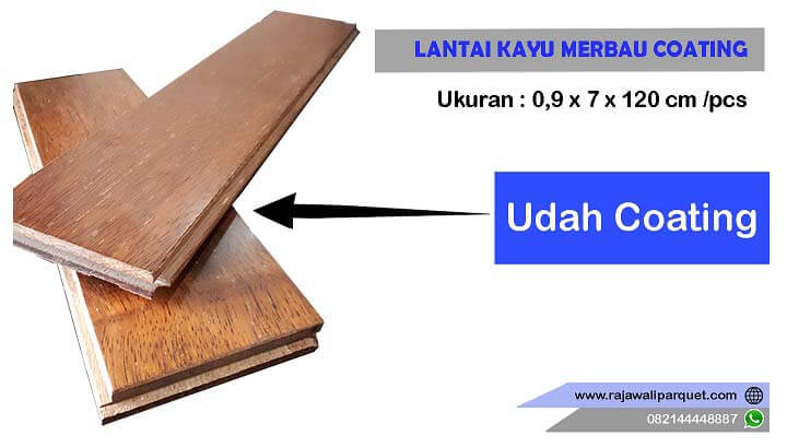 lantai kayu merbau cOATING