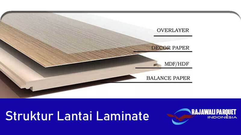 struktur lantai kayu laminate