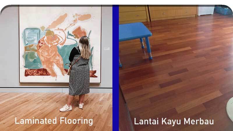 perbandingan lantai kayu laminated vs lantai kayu merbau