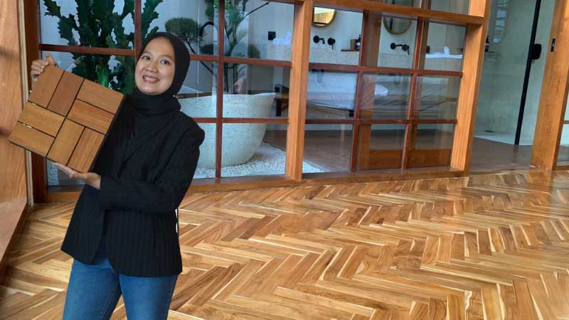lantai kayu pekalongan