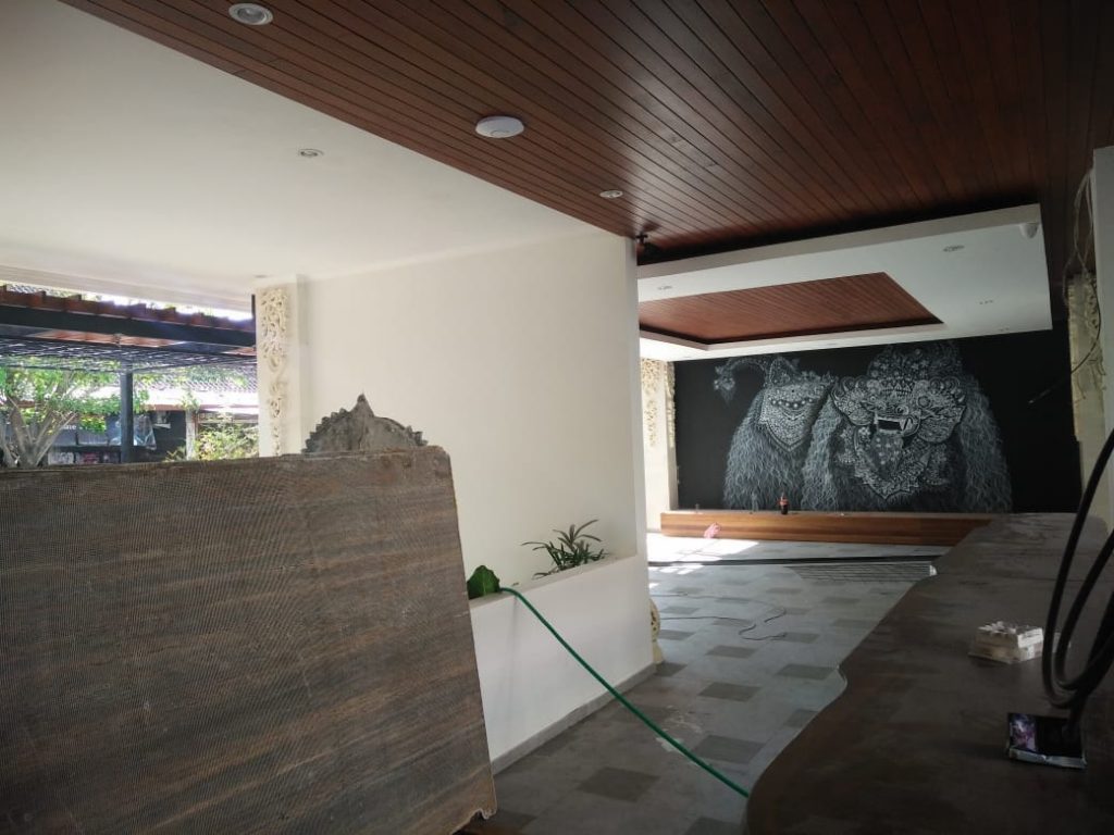 harga plafon kayu lambersering Bali