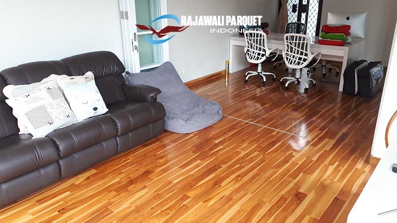 Lantai kayu parket Jati balikpapan