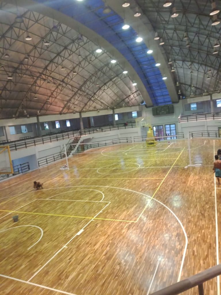pemasangan lantai kayu Jati Gor satria Putra karawang 15