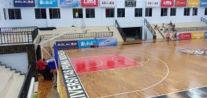 Lantai kayu Jati Universitas Frima Medan6