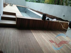 lantai kayu decking bengkirai polos