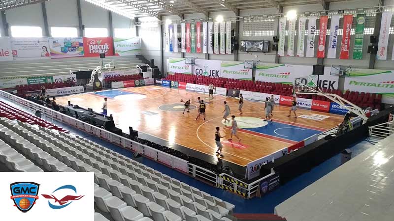 Lantai kayu GMC Arena Cirebon