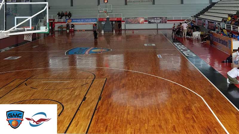 Lantai kayu GMC Arena Cirebon