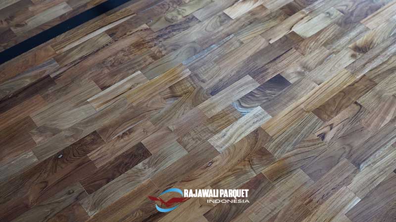 cara memasang lantai kayu solid 2