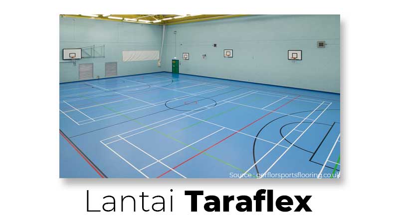 Lantai-Taraflex Rekomendasi Lantai futsal