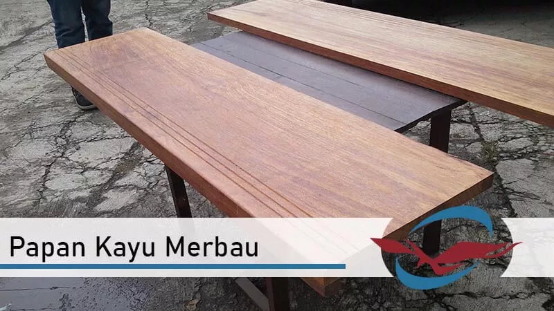 jual papan tangga kayu Merbau