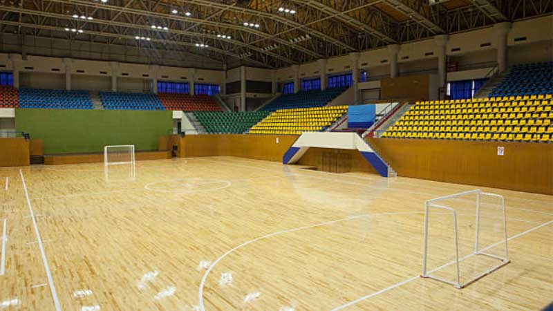 material lantai lapangan futsal
