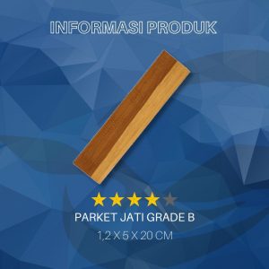 lantai kayu parket grade B