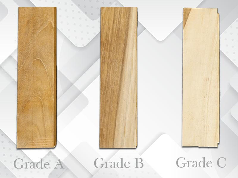 perbedaan Grade kayu Jati