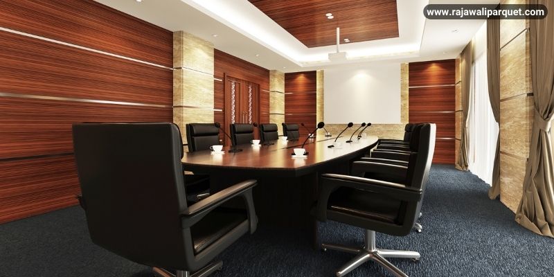 Desain Kantor Modern Dengan Sentuhan Kayu