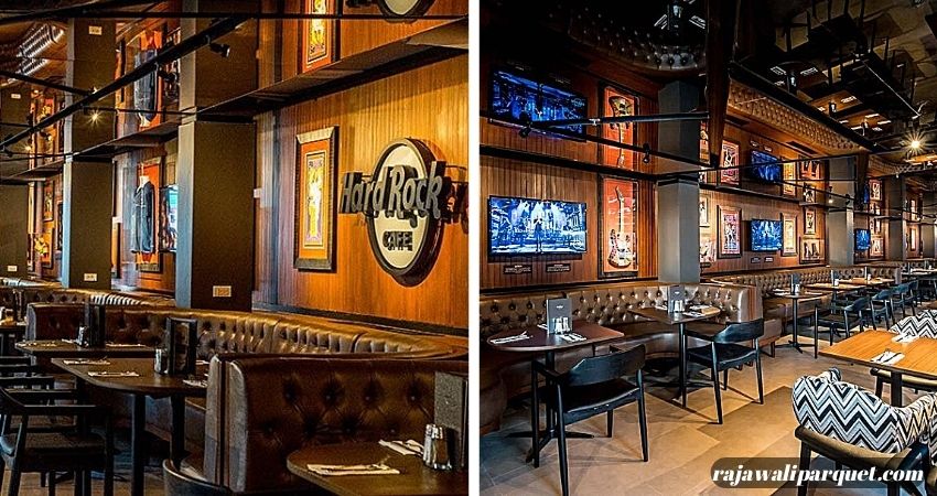 Interior klasik hard rock cafe