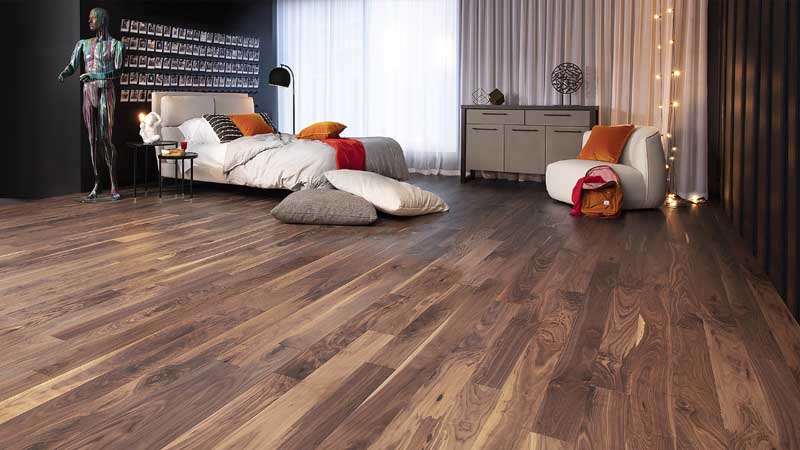 kayu walnut lantai