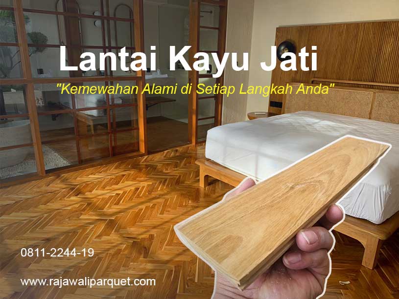 parket lantai Jati Per meter