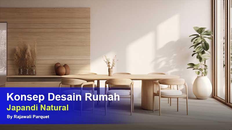 Desain interior Japandi Natural