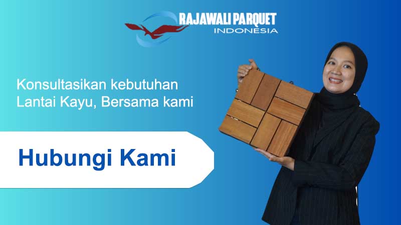 Lantai kayu kamar mandi