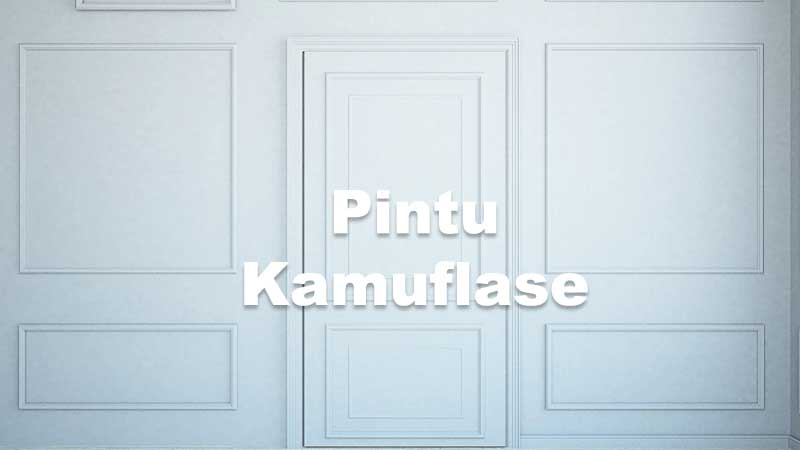 cara membuat pintu kamuflase