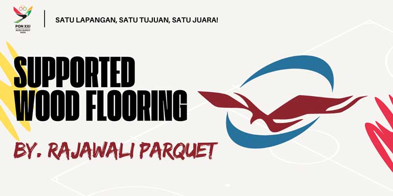 Rajawali parquet supported lantai kayu