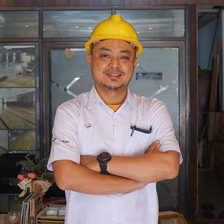 marketing decking kayu rooftop