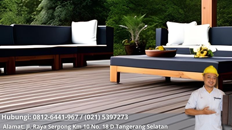 Decking Kayu Keruing (Kruing)