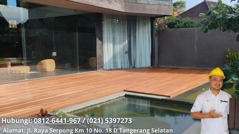 Decking Kayu (Lantai Kayu Outdoor)