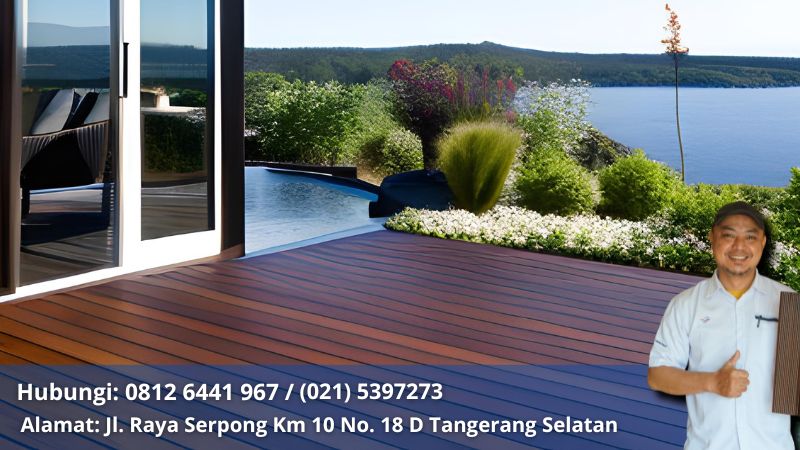Lantai Kayu Outdoor (Decking Kayu)