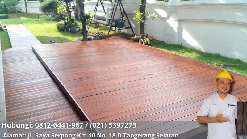 Lantai Kayu Solid Outdoor (Decking Kayu)