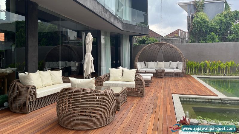 Tingkat Keawetan Lantai Kayu outdoor