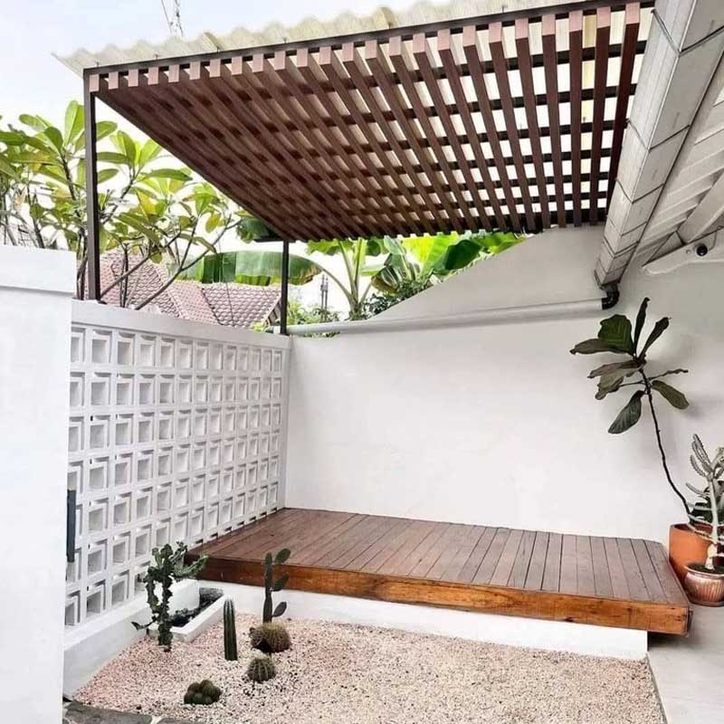 Cara menghias Teras rumah subsidi