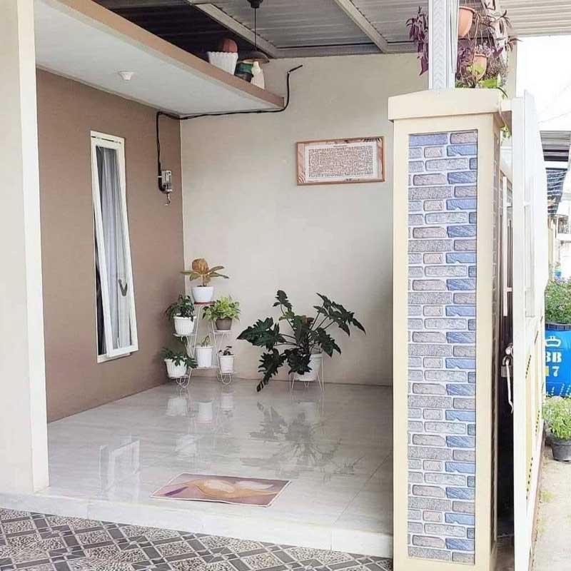 Cara menghias Teras rumah subsidi