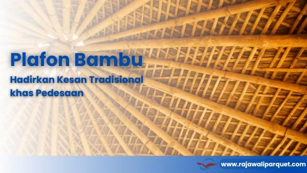 plafon bambu