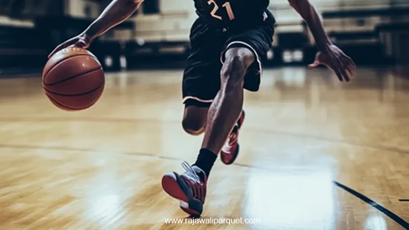 bahan lantai lapangan basket indoor 1