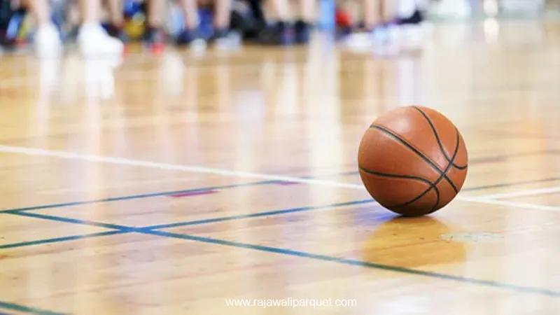 bahan lantai lapangan basket indoor