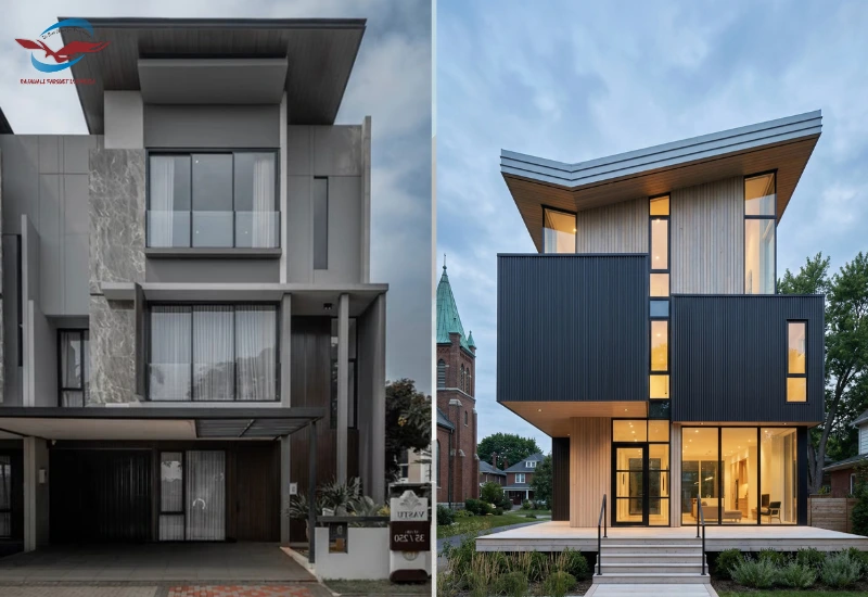 tren desain fasad rumah minimalis modern
